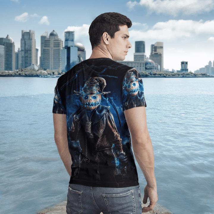 Jack-O-Lantern Grim Pumpkin Hunter Halloween 3D T-Shirt 2 » Cool Gifts for You - Mfamilygift Jack-O-Lantern Grim Pumpkin Hunter Halloween 3D T-Shirt 2