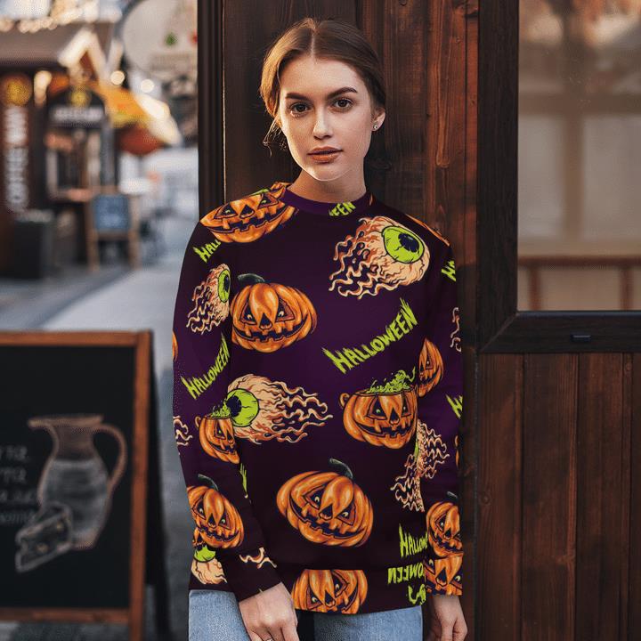 Scary Flying Eyeball Pumpkins Halloween Spooky 3D Aop Sweatshirt 1 » Cool Gifts for You - Mfamilygift Scary Flying Eyeball Pumpkins Halloween Spooky 3D Aop Sweatshirt 1