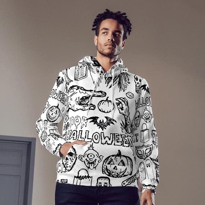 Scary Halloween Icon Spooky 3D Hoodies 2 » Cool Gifts for You - Mfamilygift Scary Halloween Icon Spooky 3D Hoodies 2