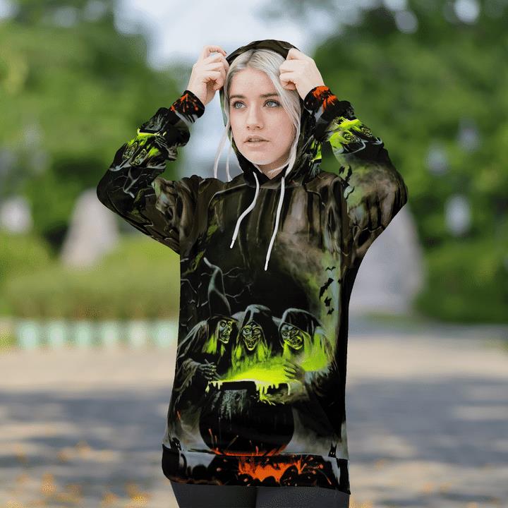 Spooky Halloween Witches Concoction Night 3D Hoodies 1 » Cool Gifts for You - Mfamilygift Spooky Halloween Witches Concoction Night 3D Hoodies 1