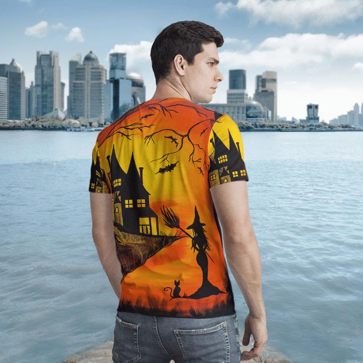 Welcome To Haunted Witchs House Twilight Halloween 3D T-Shirt 2 » Cool Gifts for You - Mfamilygift Welcome To Haunted Witchs House Twilight Halloween 3D T-Shirt 2