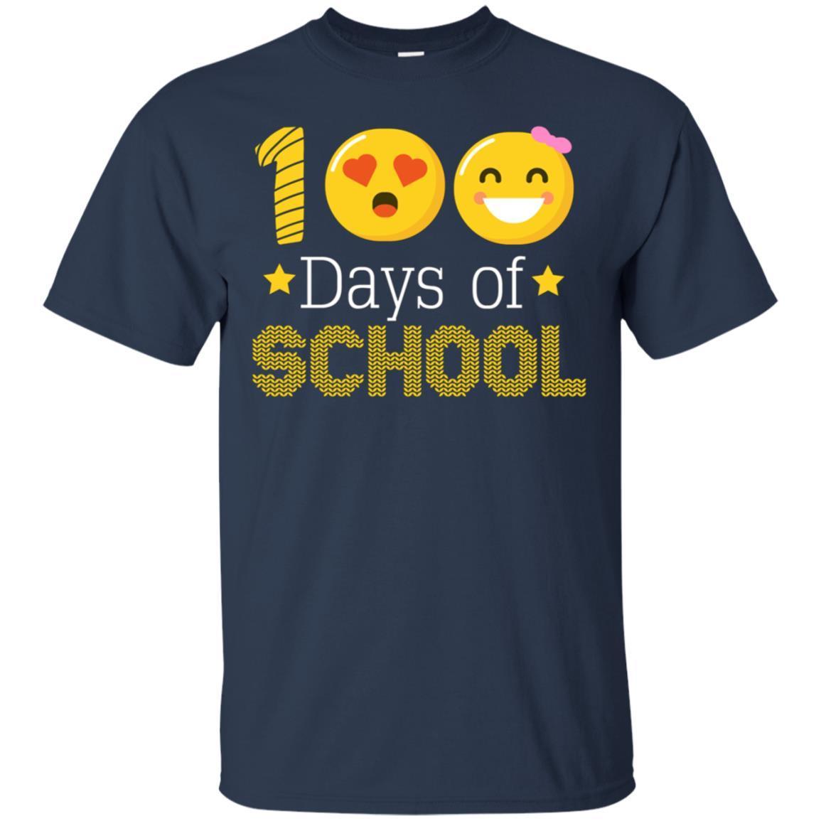 100 Days Of School Shirt Emoji Shirt 1 » Cool Gifts for You - Mfamilygift 100 Days Of School Shirt Emoji Shirt 1