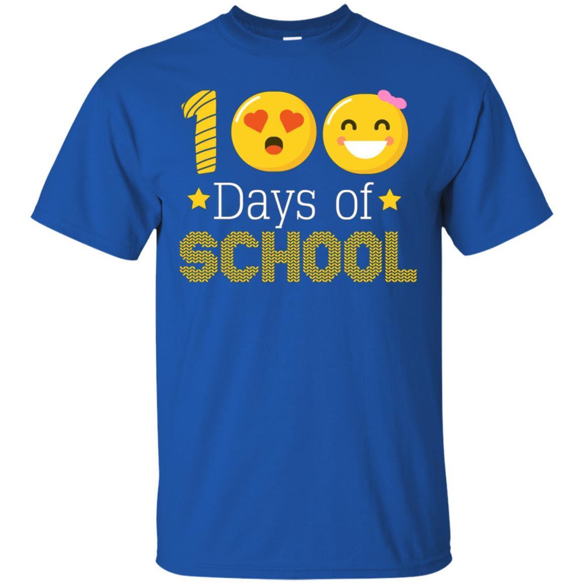 100 Days Of School Shirt Emoji Shirt 3 » Cool Gifts for You - Mfamilygift 100 Days Of School Shirt Emoji Shirt 3