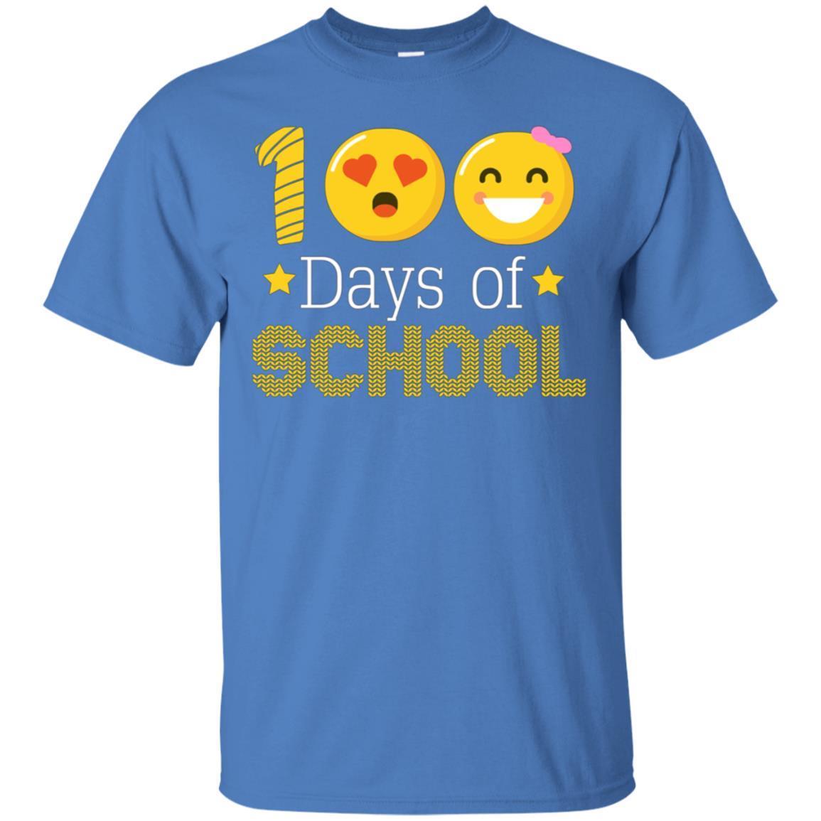 100 Days Of School Shirt Emoji Shirt 4 » Cool Gifts for You - Mfamilygift 100 Days Of School Shirt Emoji Shirt 4