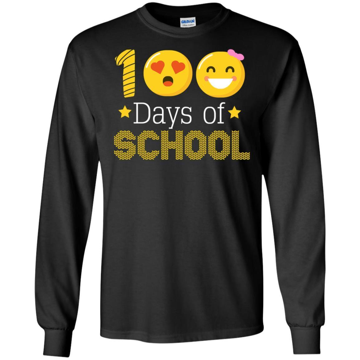 100 Days Of School Shirt Emoji Shirt 6 » Cool Gifts for You - Mfamilygift 100 Days Of School Shirt Emoji Shirt 6
