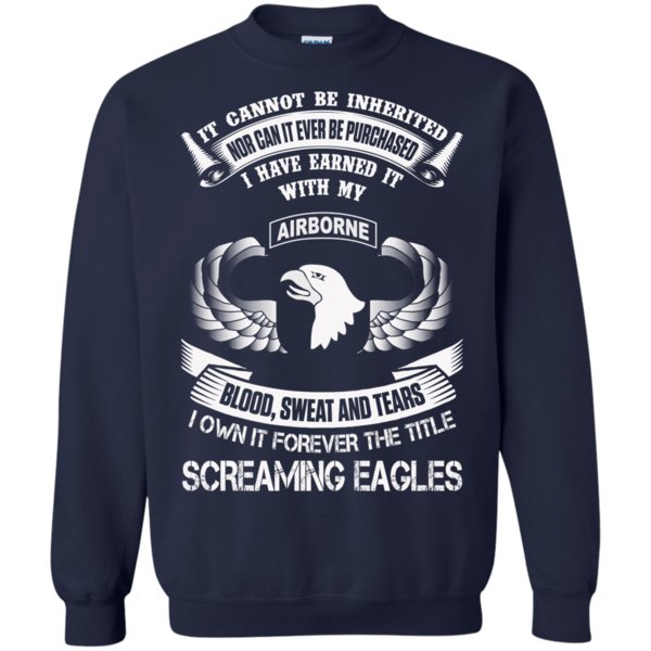 101st Airborne Division Blood Sweat Tears I Own It Title Screaming Eagles T Shirt Hoodies Sweatshirt 4 » Cool Gifts for You - Mfamilygift 101st Airborne Division Blood Sweat Tears I Own It Title Screaming Eagles T Shirt Hoodies Sweatshirt 4