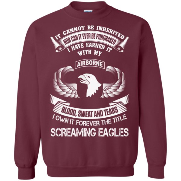 101st Airborne Division Blood Sweat Tears I Own It Title Screaming Eagles T Shirt Hoodies Sweatshirt 5 » Cool Gifts for You - Mfamilygift 101st Airborne Division Blood Sweat Tears I Own It Title Screaming Eagles T Shirt Hoodies Sweatshirt 5