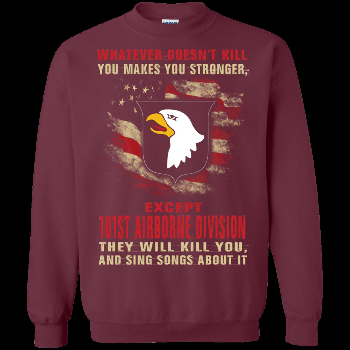 101st Airborne Division Whatever Doesnt Kill You Makes You Stronger T Shirt Hoodies Sweatshirt 7 » Cool Gifts for You - Mfamilygift 101st Airborne Division Whatever Doesnt Kill You Makes You Stronger T Shirt Hoodies Sweatshirt 7