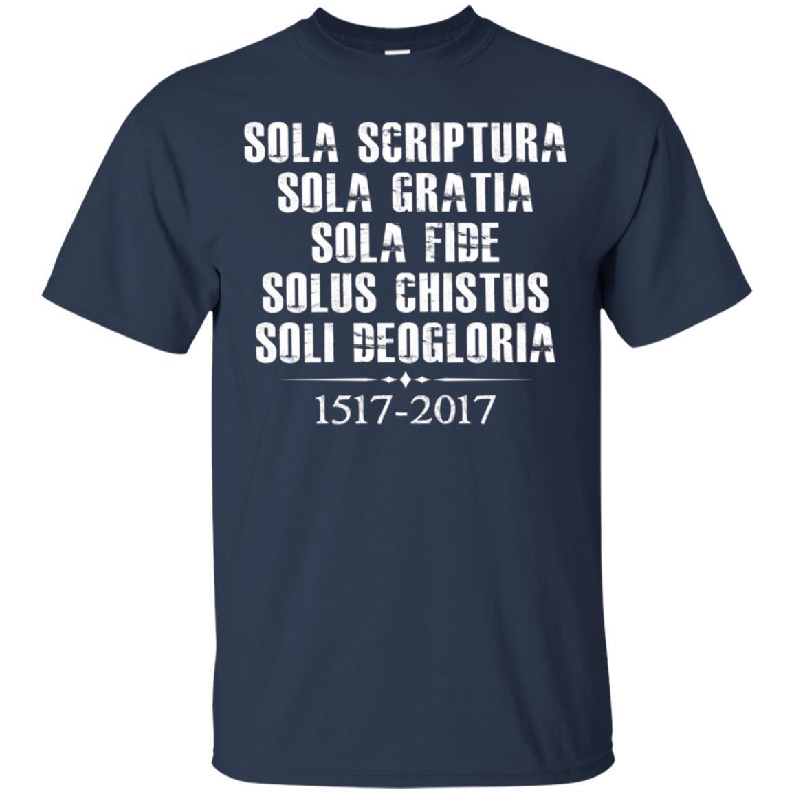 1517 2017 Reformation Shirt With 5 Solas T-shirt 1 » Cool Gifts for You - Mfamilygift 1517 2017 Reformation Shirt With 5 Solas T-shirt 1
