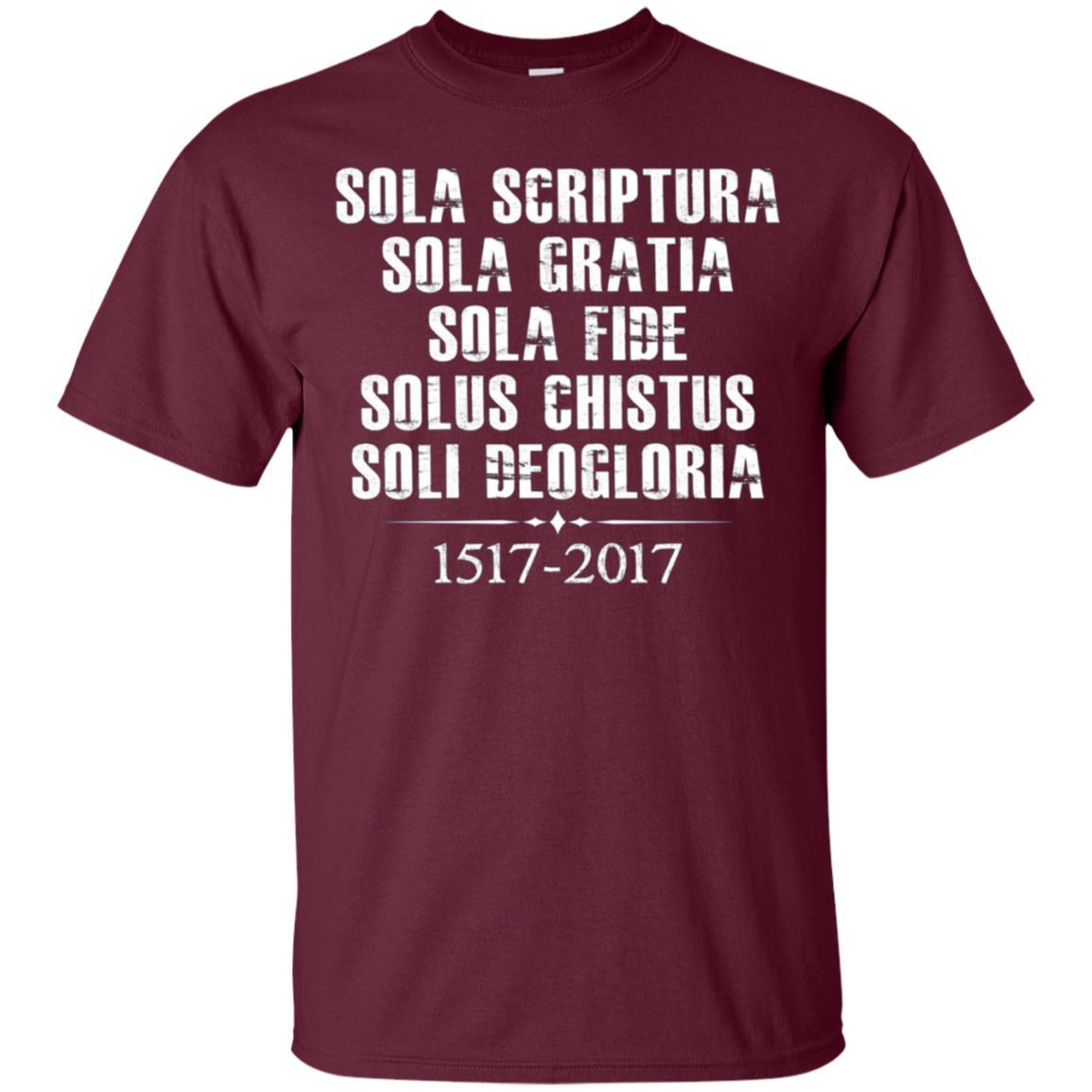 1517 2017 Reformation Shirt With 5 Solas T-shirt 2 » Cool Gifts for You - Mfamilygift 1517 2017 Reformation Shirt With 5 Solas T-shirt 2