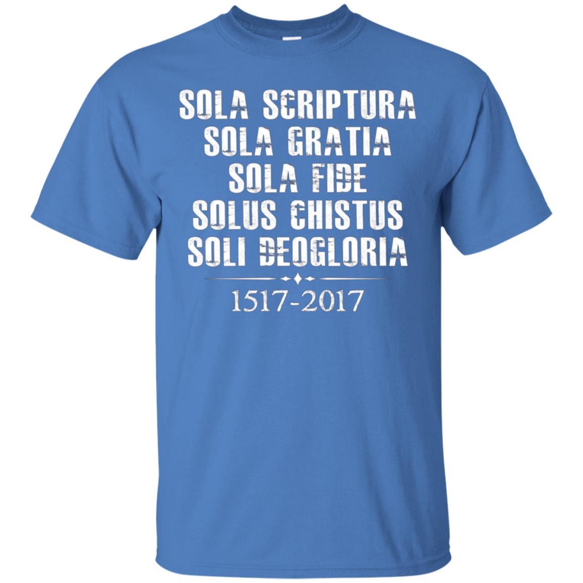 1517 2017 Reformation Shirt With 5 Solas T-shirt 4 » Cool Gifts for You - Mfamilygift 1517 2017 Reformation Shirt With 5 Solas T-shirt 4