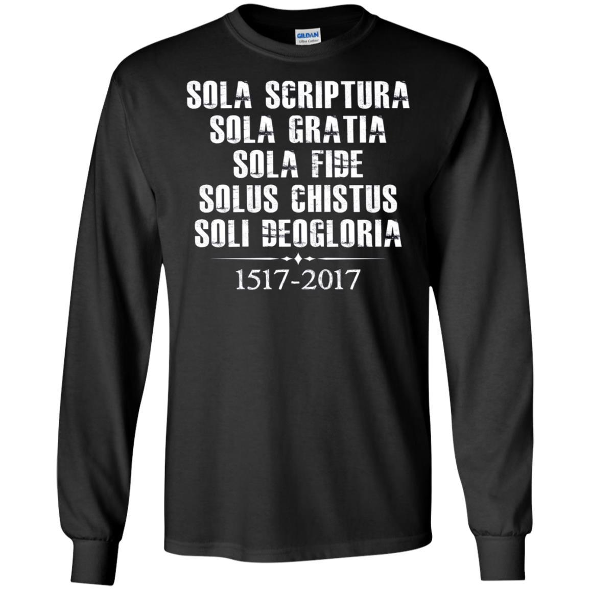 1517 2017 Reformation Shirt With 5 Solas T-shirt 6 » Cool Gifts for You - Mfamilygift 1517 2017 Reformation Shirt With 5 Solas T-shirt 6