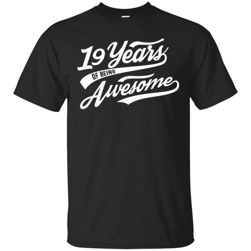 19 Years Of Being Awesome 19th Wedding Aniversary Shirt Gift 19 Years Of Being Awesome 19th Wedding Aniversary Shirt Gift