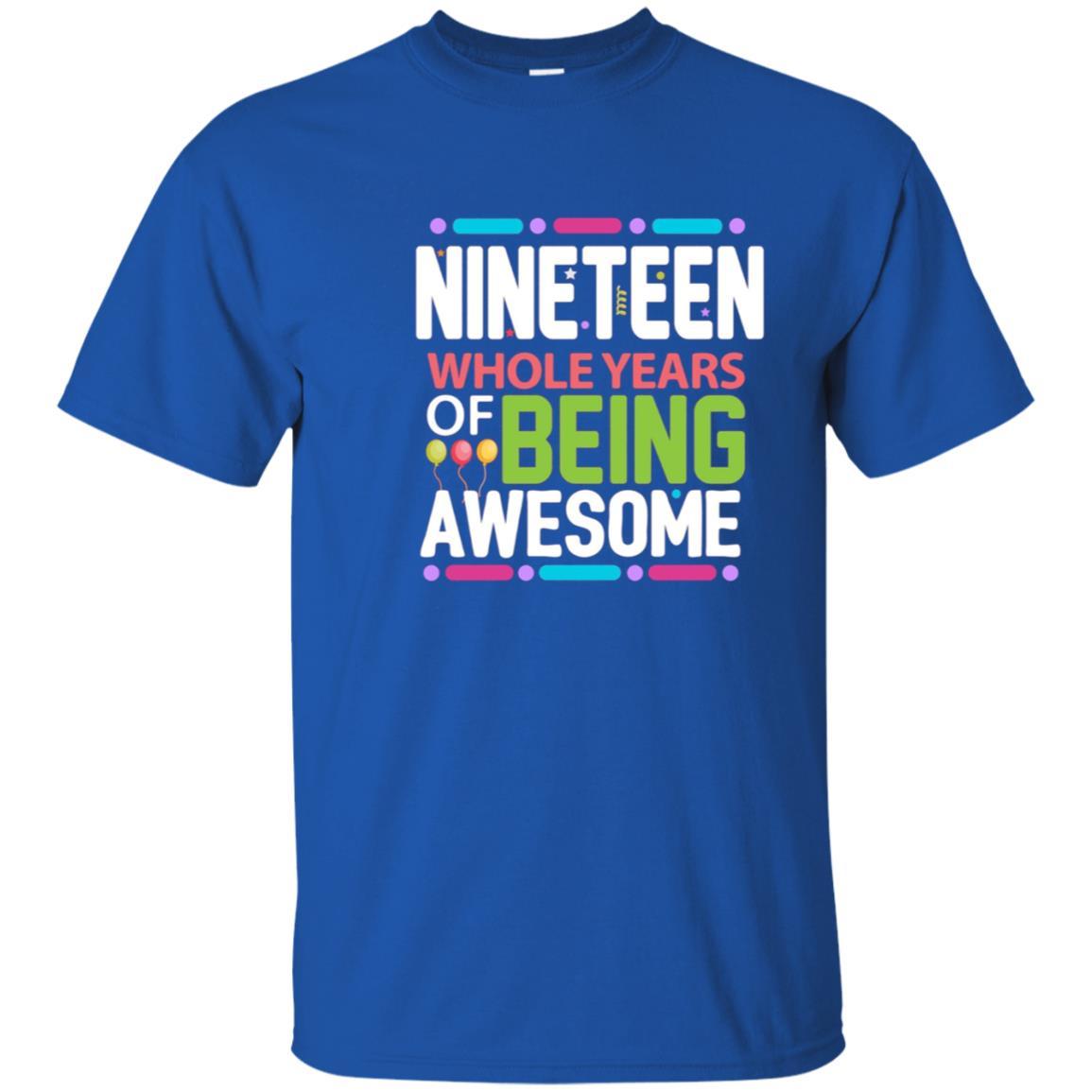 19th Birthday Gift Being Awesome 19 Years Old Bday Shirt 1 » Cool Gifts for You - Mfamilygift 19th Birthday Gift Being Awesome 19 Years Old Bday Shirt 1