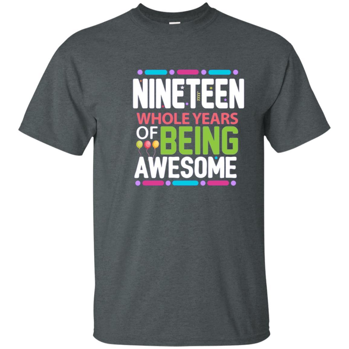 19th Birthday Gift Being Awesome 19 Years Old Bday Shirt 2 » Cool Gifts for You - Mfamilygift 19th Birthday Gift Being Awesome 19 Years Old Bday Shirt 2