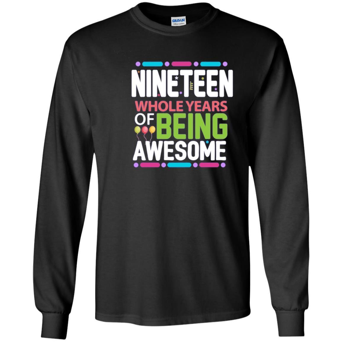 19th Birthday Gift Being Awesome 19 Years Old Bday Shirt 3 » Cool Gifts for You - Mfamilygift 19th Birthday Gift Being Awesome 19 Years Old Bday Shirt 3