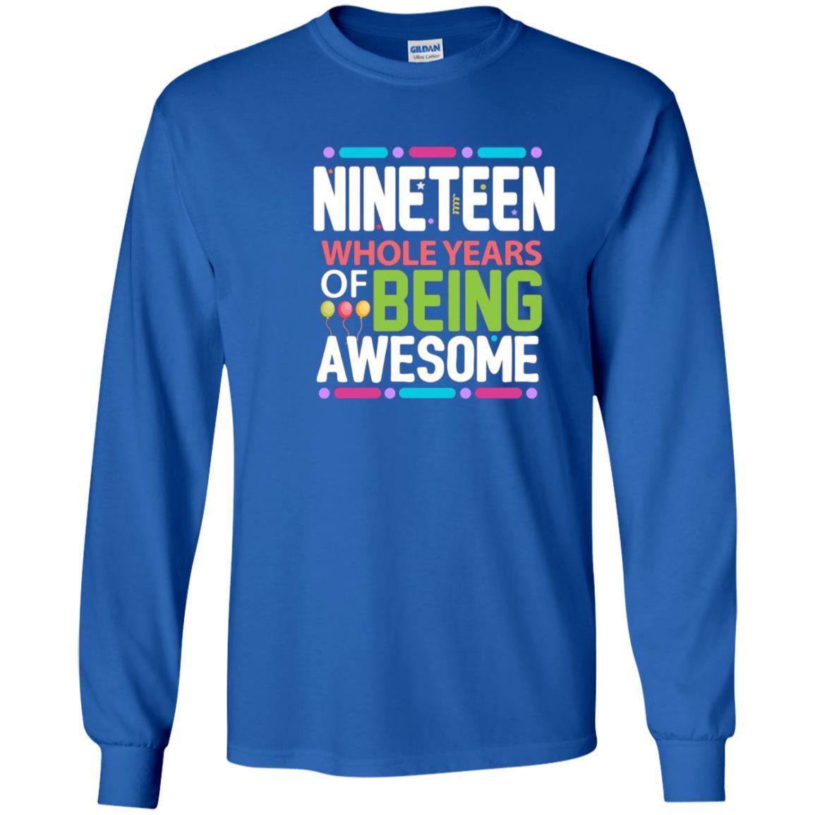 19th Birthday Gift Being Awesome 19 Years Old Bday Shirt 4 » Cool Gifts for You - Mfamilygift 19th Birthday Gift Being Awesome 19 Years Old Bday Shirt 4