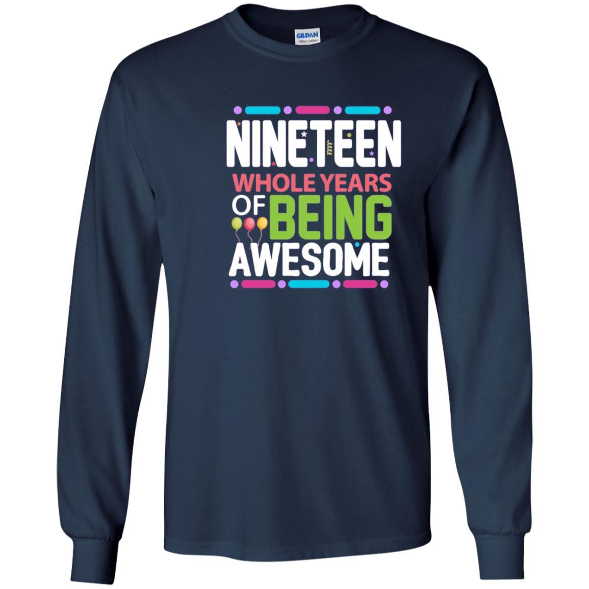 19th Birthday Gift Being Awesome 19 Years Old Bday Shirt 5 » Cool Gifts for You - Mfamilygift 19th Birthday Gift Being Awesome 19 Years Old Bday Shirt 5