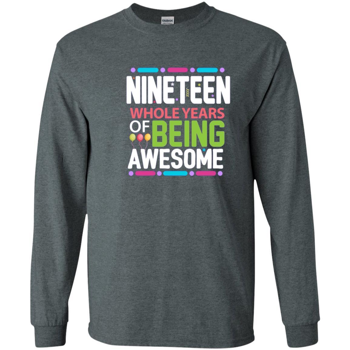 19th Birthday Gift Being Awesome 19 Years Old Bday Shirt 6 » Cool Gifts for You - Mfamilygift 19th Birthday Gift Being Awesome 19 Years Old Bday Shirt 6