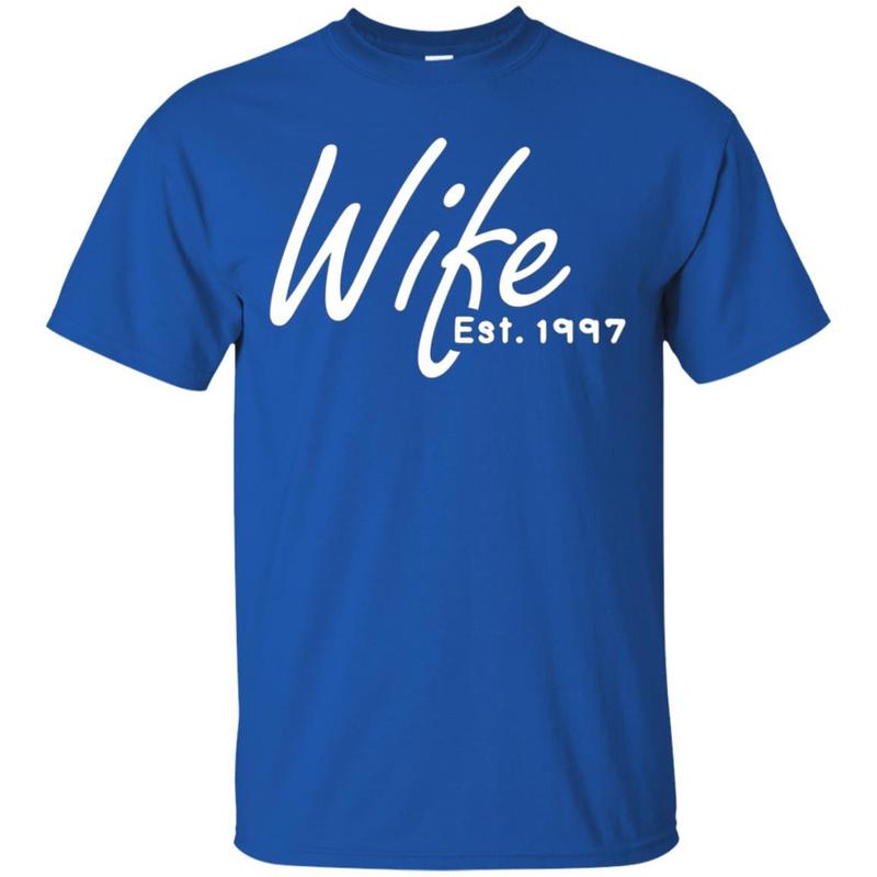21st Wedding Anniversary Gift For Her, Wife Est 1997 Shirt 3 » Cool Gifts for You - Mfamilygift 21st Wedding Anniversary Gift For Her, Wife Est 1997 Shirt 3