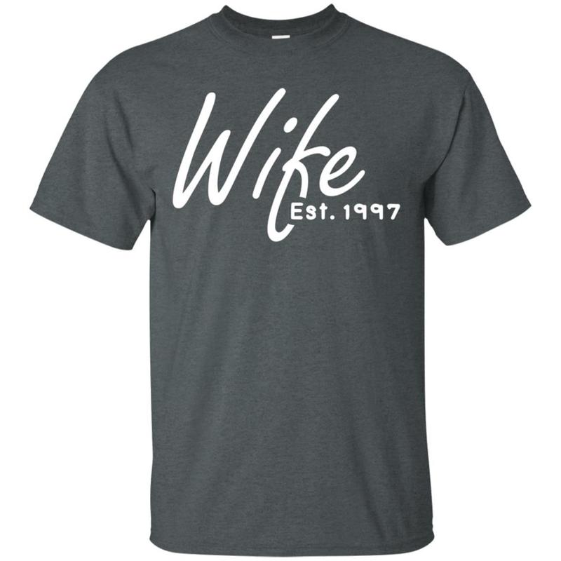21st Wedding Anniversary Gift For Her, Wife Est 1997 Shirt 5 » Cool Gifts for You - Mfamilygift 21st Wedding Anniversary Gift For Her, Wife Est 1997 Shirt 5