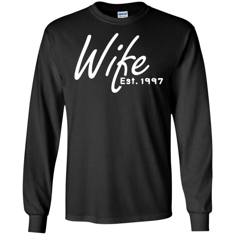 21st Wedding Anniversary Gift For Her, Wife Est 1997 Shirt 6 » Cool Gifts for You - Mfamilygift 21st Wedding Anniversary Gift For Her, Wife Est 1997 Shirt 6