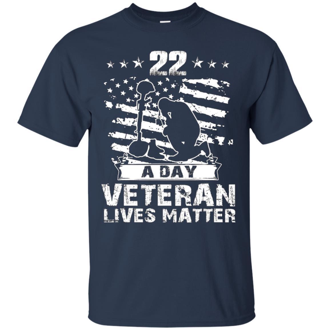 22 A Day Veteran Lives Matter T Shirt, Veterans Day Shirt 1 » Cool Gifts for You - Mfamilygift 22 A Day Veteran Lives Matter T Shirt, Veterans Day Shirt 1