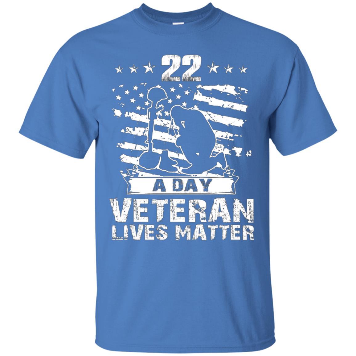 22 A Day Veteran Lives Matter T Shirt, Veterans Day Shirt 2 » Cool Gifts for You - Mfamilygift 22 A Day Veteran Lives Matter T Shirt, Veterans Day Shirt 2