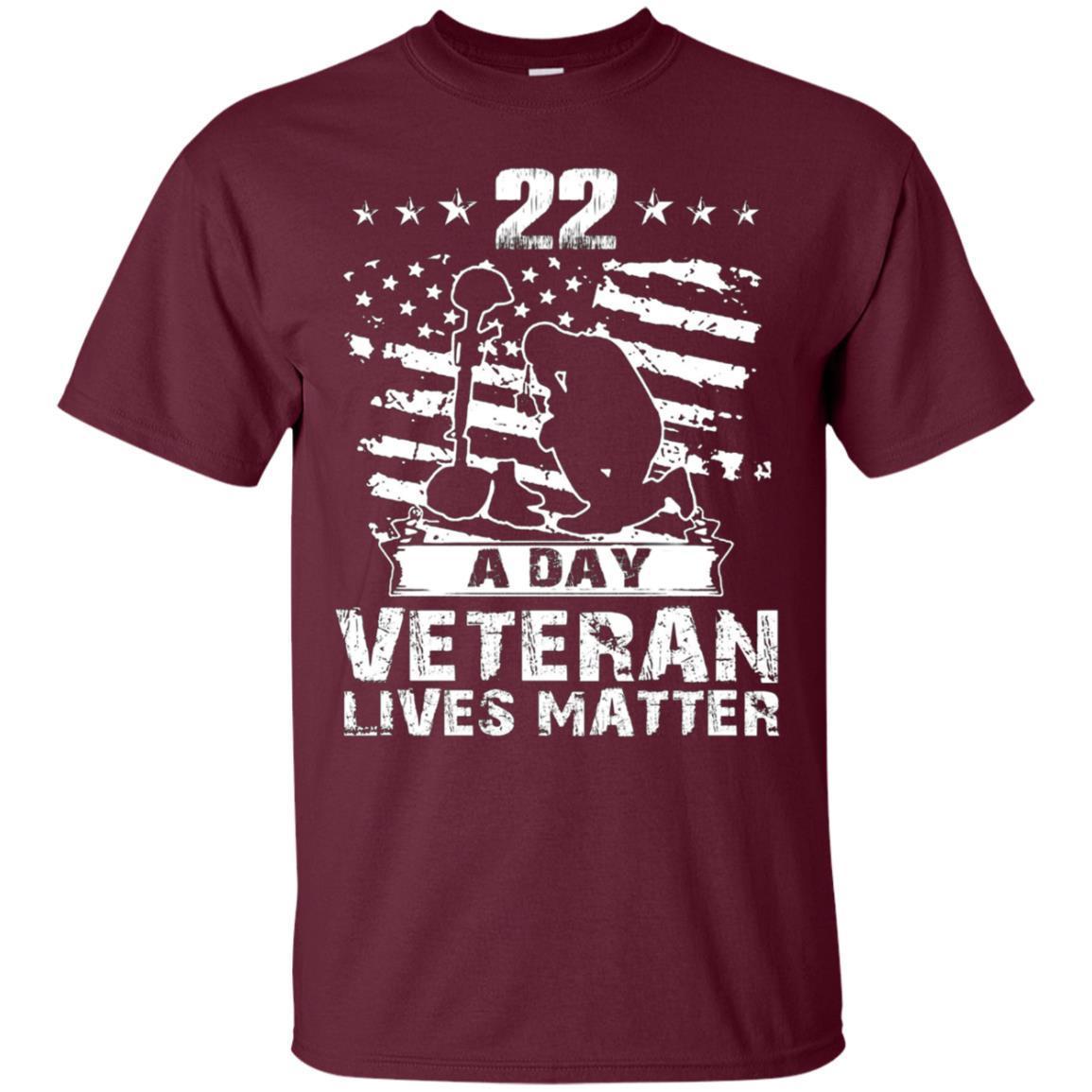 22 A Day Veteran Lives Matter T Shirt, Veterans Day Shirt 4 » Cool Gifts for You - Mfamilygift 22 A Day Veteran Lives Matter T Shirt, Veterans Day Shirt 4
