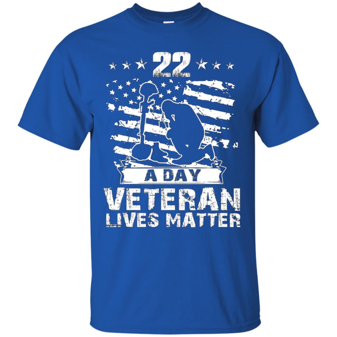 22 A Day Veteran Lives Matter T Shirt, Veterans Day Shirt 5 » Cool Gifts for You - Mfamilygift 22 A Day Veteran Lives Matter T Shirt, Veterans Day Shirt 5