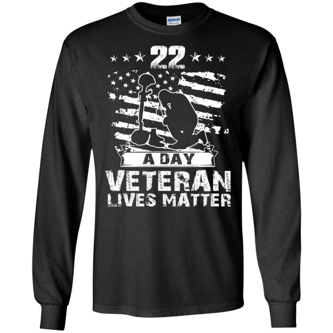 22 A Day Veteran Lives Matter T Shirt, Veterans Day Shirt 6 » Cool Gifts for You - Mfamilygift 22 A Day Veteran Lives Matter T Shirt, Veterans Day Shirt 6