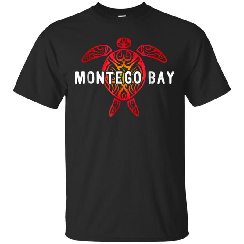 Montego Bay Jamaica T-shirt Tribal Turtle