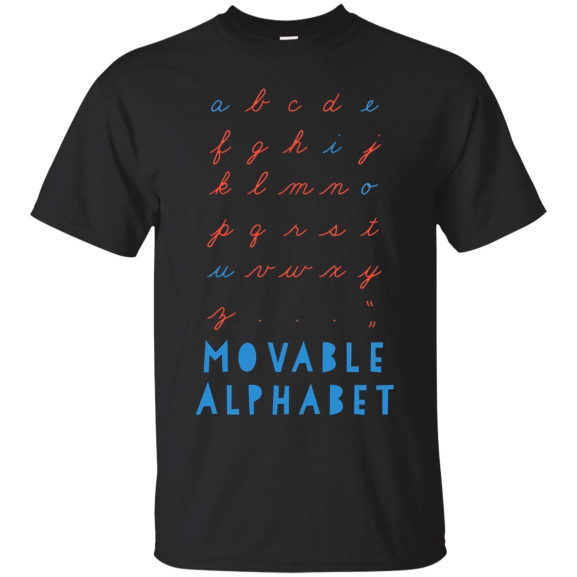 Montessori Material Movable Alphabet Shirt Gift Teacher Kid