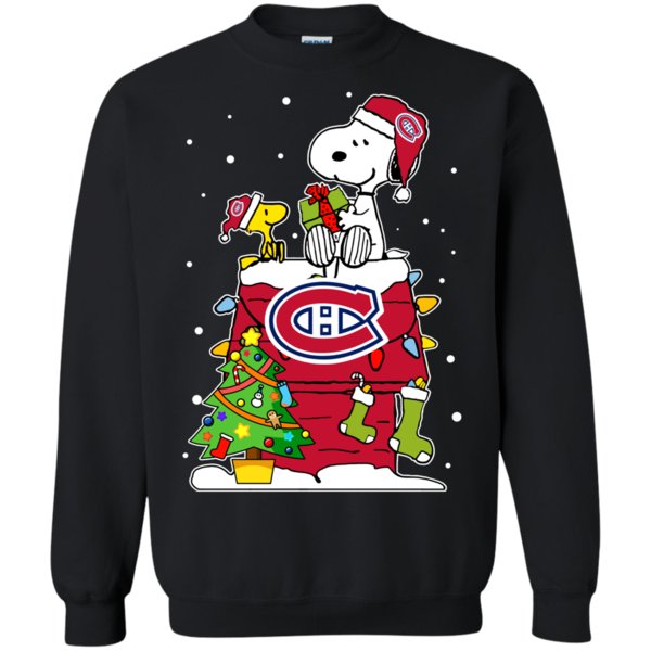 MontrÃ©al Canadiens Ugly Christmas Sweaters Snoopy Hoodies Sweatshirts