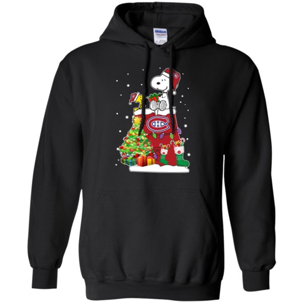 Montreal Canadians Snoopy & Woodstock Christmas Shirt Hoodie
