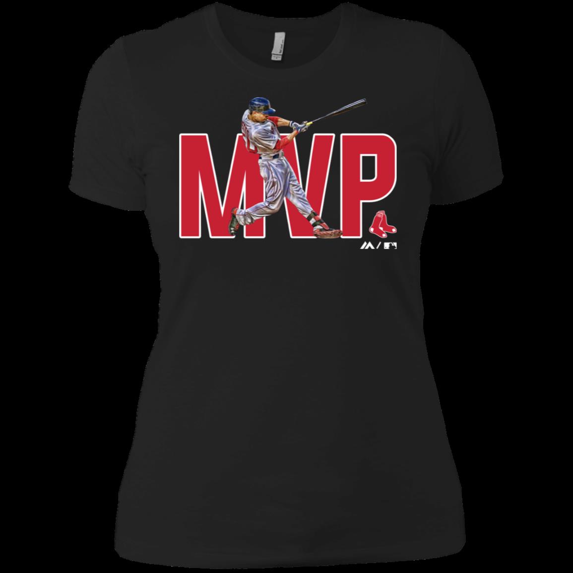 Mookie Betts Mvp Baseball Shirt Ladies’ Boyfriend Shirt