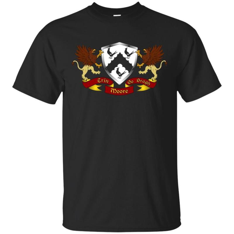 Moore Irish Coat Of Arms Long Sleeve T-shirt
