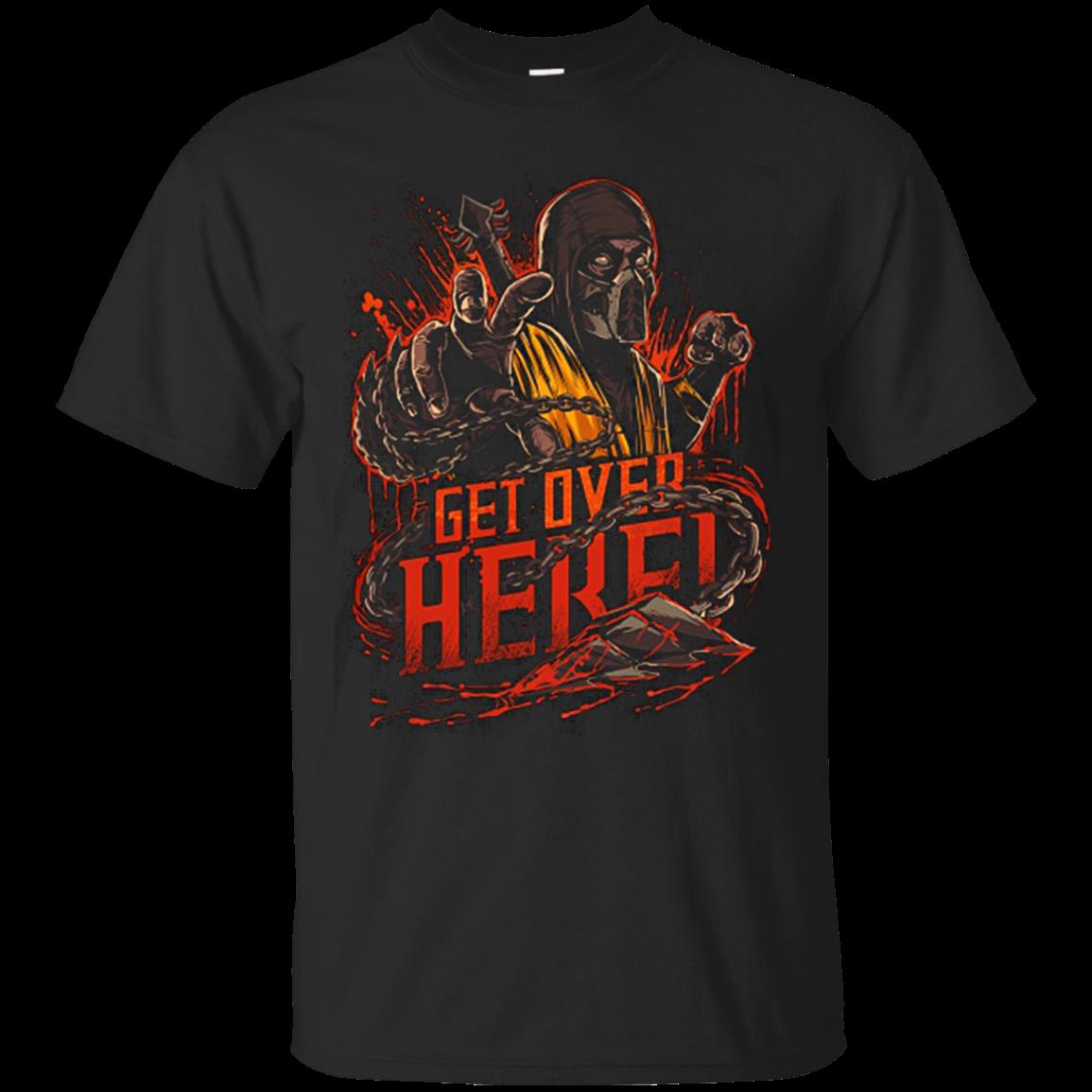Mortal Kombat Scorpion Shirts Get Over Here