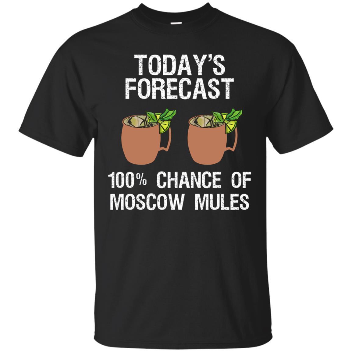 Moscow Mule T-shirt – Funny Moscow Mule Today’s Forecast Moscow Mule T-shirt – Funny Moscow Mule Today’s Forecast