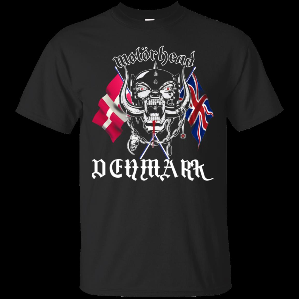 Motorhead Denmark Flag Shirts Motorhead Denmark Flag Shirts