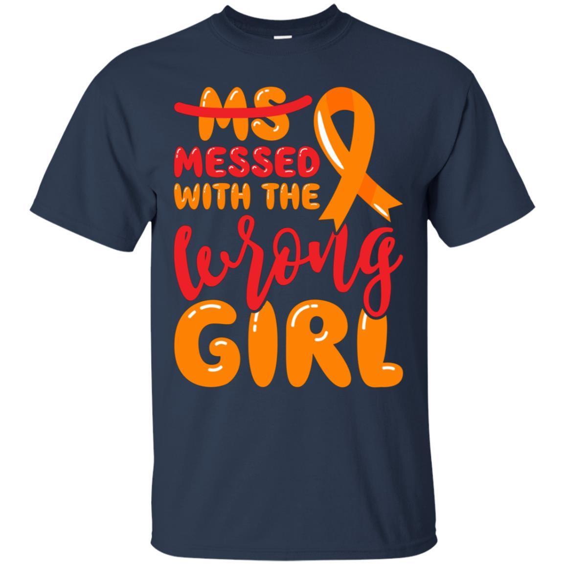 Ms Multiple Sclerosis Messed With The Wrong Girl T-shirt 1 » Cool Gifts for You - Mfamilygift Ms Multiple Sclerosis Messed With The Wrong Girl T-shirt 1