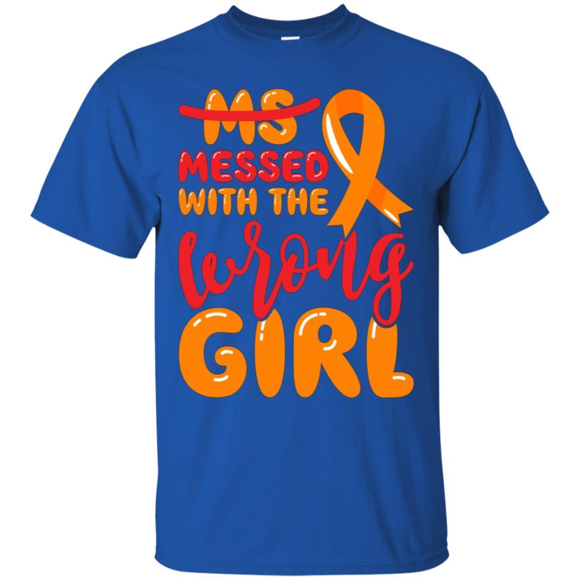 Ms Multiple Sclerosis Messed With The Wrong Girl T-shirt 3 » Cool Gifts for You - Mfamilygift Ms Multiple Sclerosis Messed With The Wrong Girl T-shirt 3