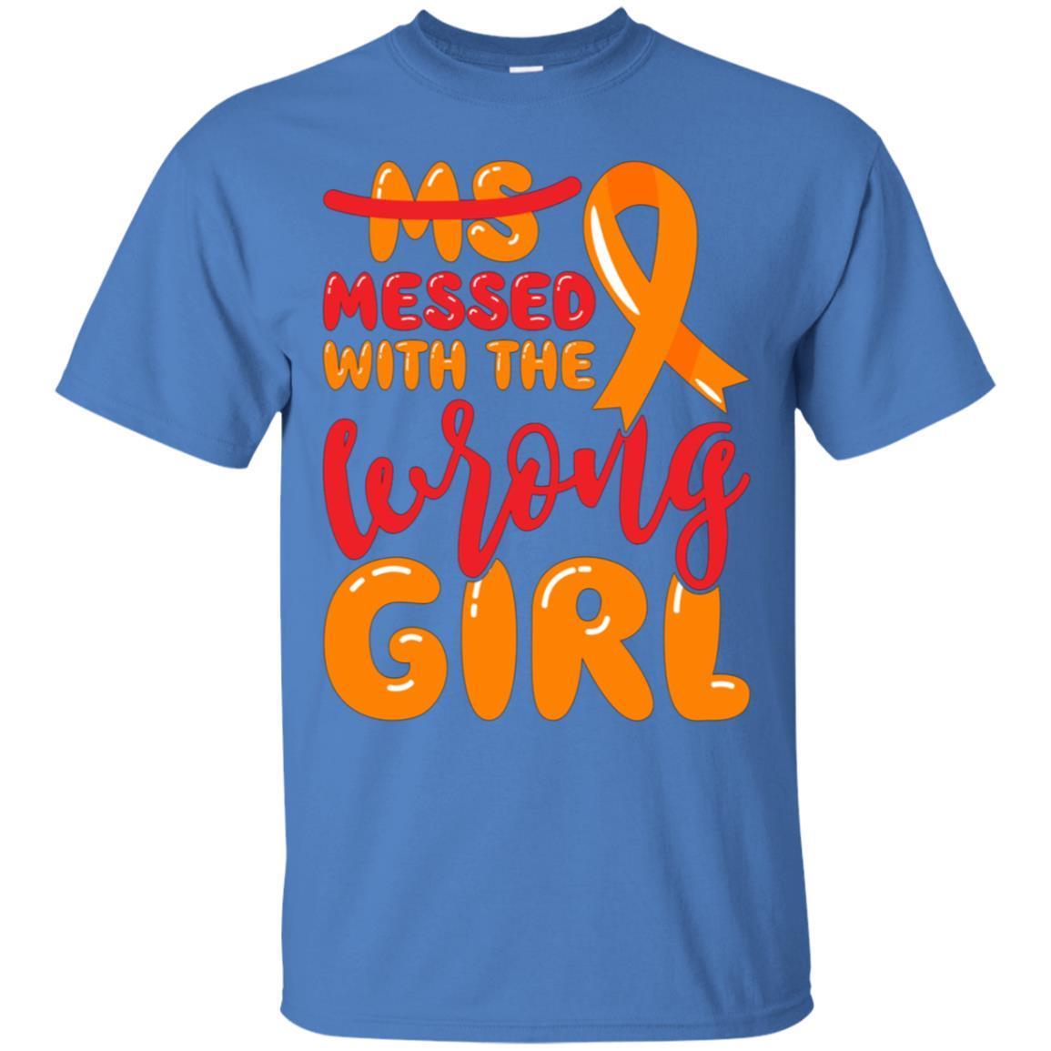 Ms Multiple Sclerosis Messed With The Wrong Girl T-shirt 4 » Cool Gifts for You - Mfamilygift Ms Multiple Sclerosis Messed With The Wrong Girl T-shirt 4