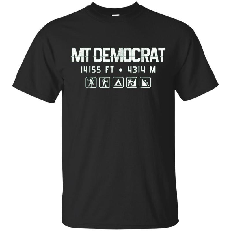Mt. Democrat Colorado Mountain 14er Shirt