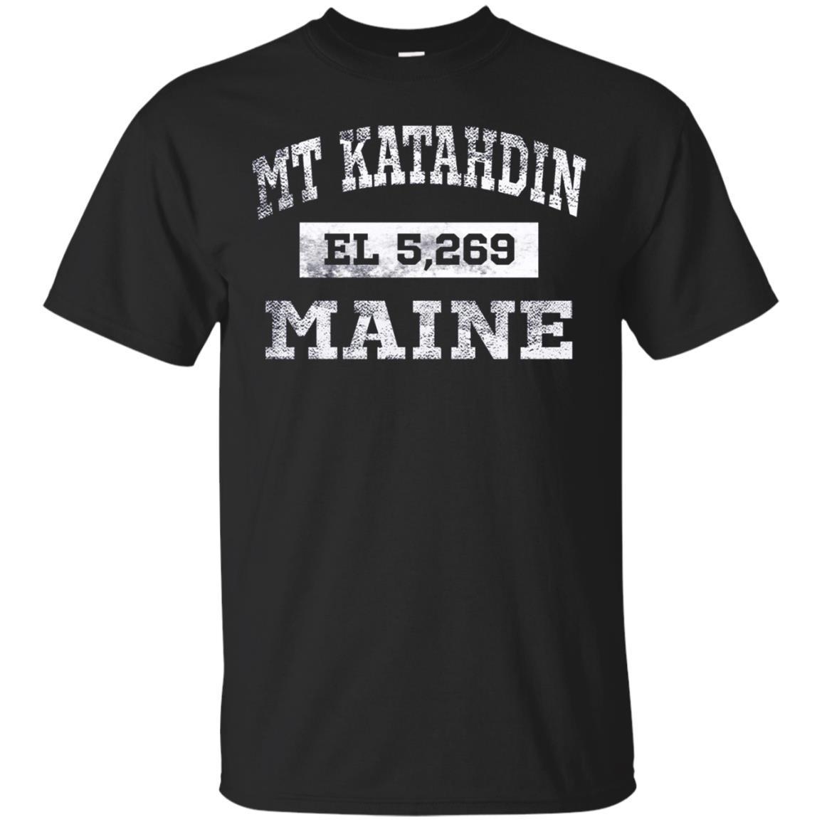 Mt Katahdin Maine T Shirt Elevation 5269 Distressed Mt Katahdin Maine T Shirt Elevation 5269 Distressed