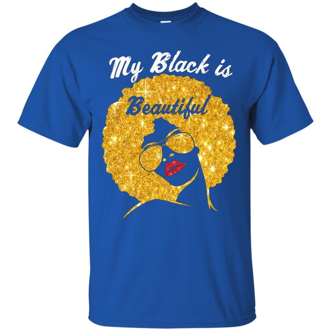 My Black Is Beautiful Afro Gold Hair Black Queen T-shirt 3 » Cool Gifts for You - Mfamilygift My Black Is Beautiful Afro Gold Hair Black Queen T-shirt 3