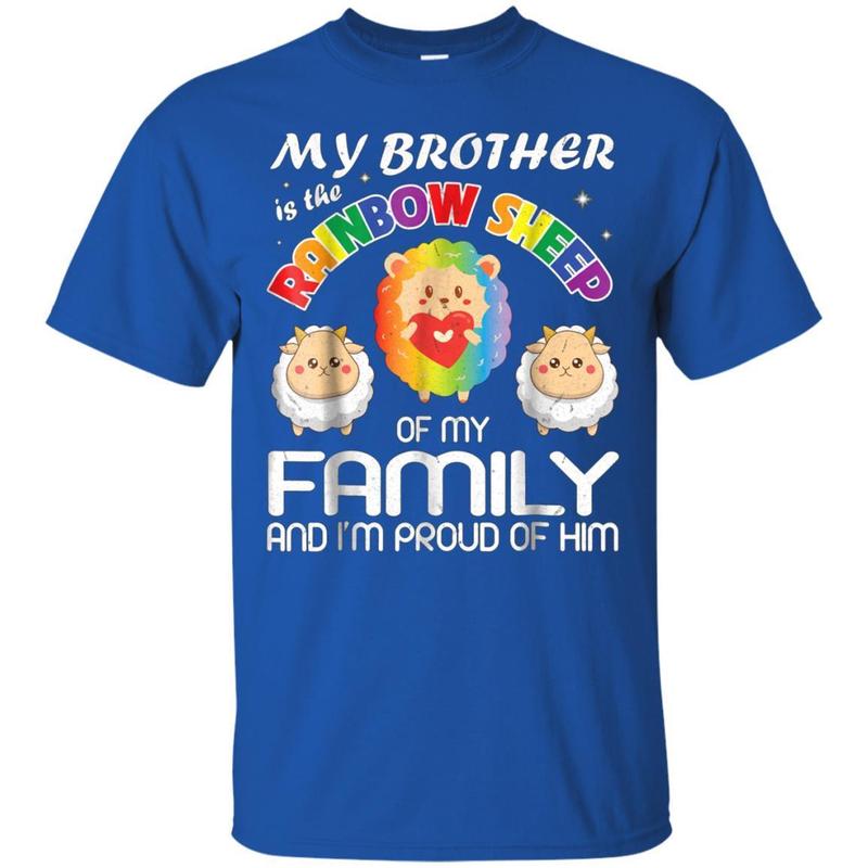 My Brother Is The Rainbow Sheep Family I’m Proud Him Shirt 3 » Cool Gifts for You - Mfamilygift My Brother Is The Rainbow Sheep Family I’m Proud Him Shirt 3