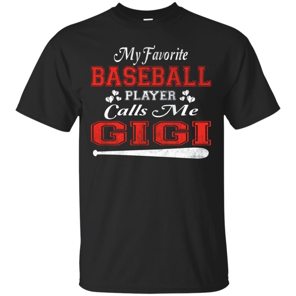 My Favorite Baseball Player Calls Me Gigi Shirt Softball My Favorite Baseball Player Calls Me Gigi Shirt Softball