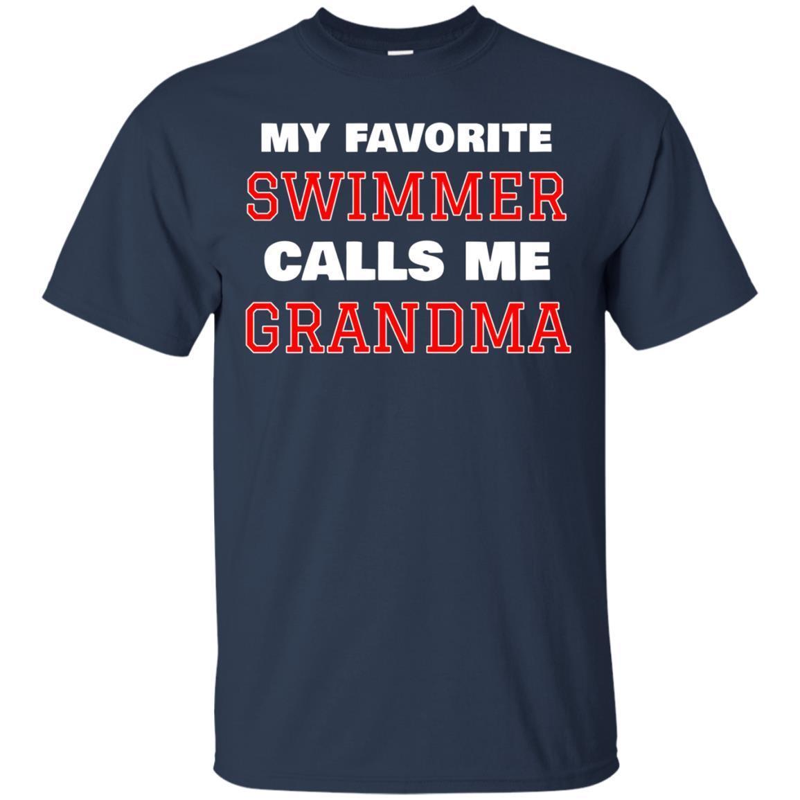 My Favorite Swimmer Calls Me Grandma Swimming T-shirt 1 » Cool Gifts for You - Mfamilygift My Favorite Swimmer Calls Me Grandma Swimming T-shirt 1