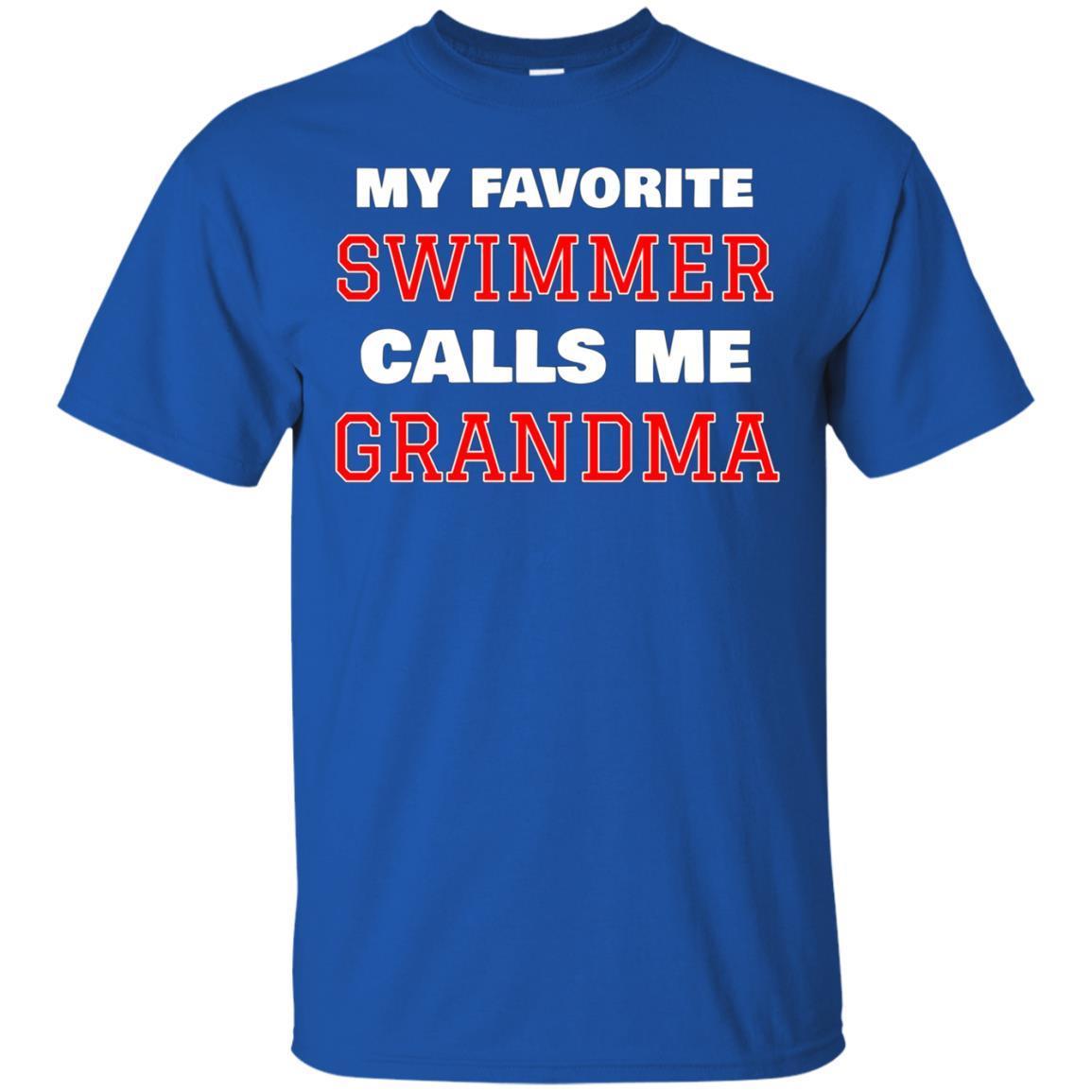 My Favorite Swimmer Calls Me Grandma Swimming T-shirt 3 » Cool Gifts for You - Mfamilygift My Favorite Swimmer Calls Me Grandma Swimming T-shirt 3